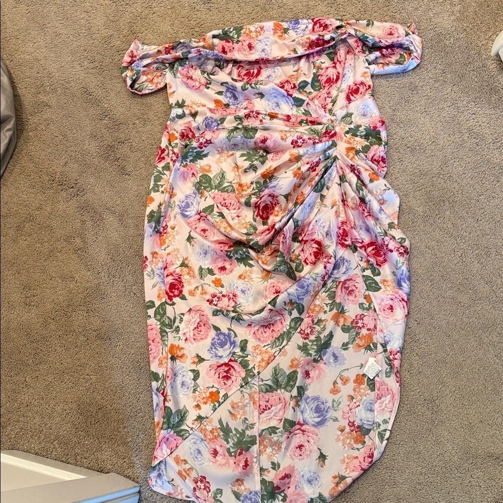 Floral Off-Shoulder Dress - Picture 5 of 5